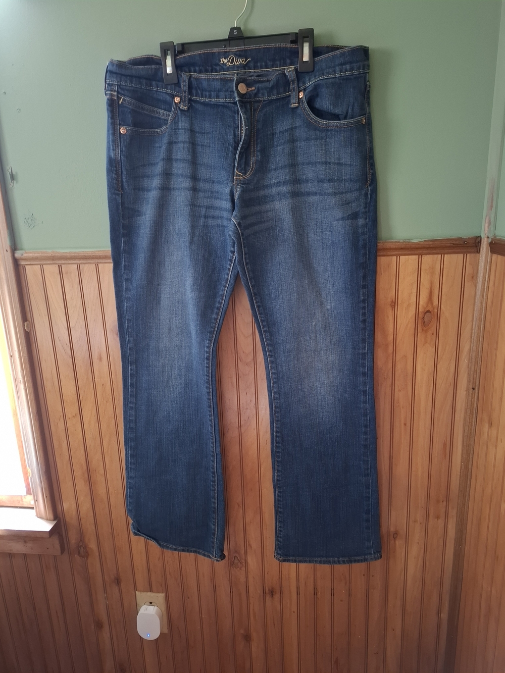 Diva Women's Dark Blue Bootcut Jeans - Picture 1 of 4
